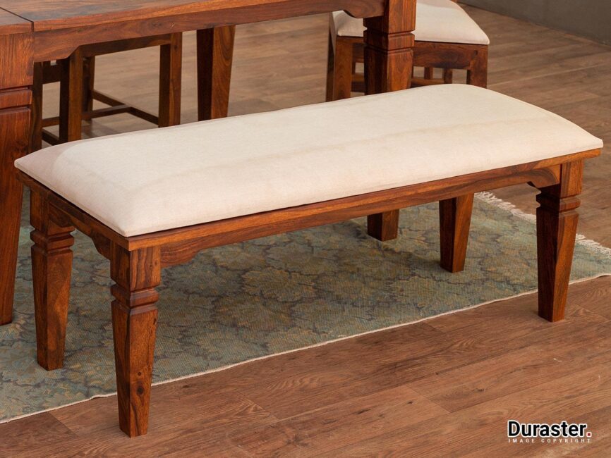Vismit Solid Sheesham wood Bench #4 - Duraster
