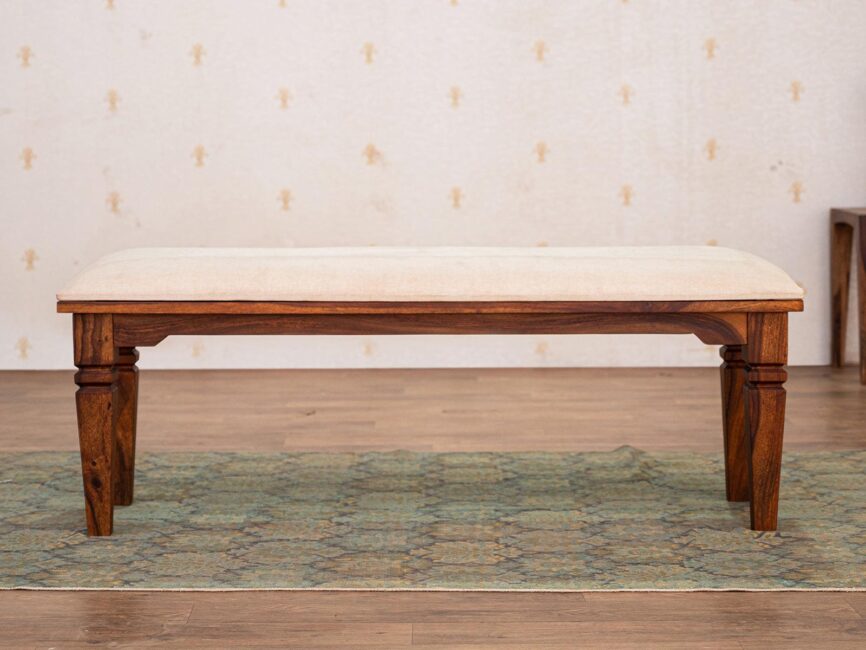 Vismit Solid Sheesham wood Bench #4 - Duraster