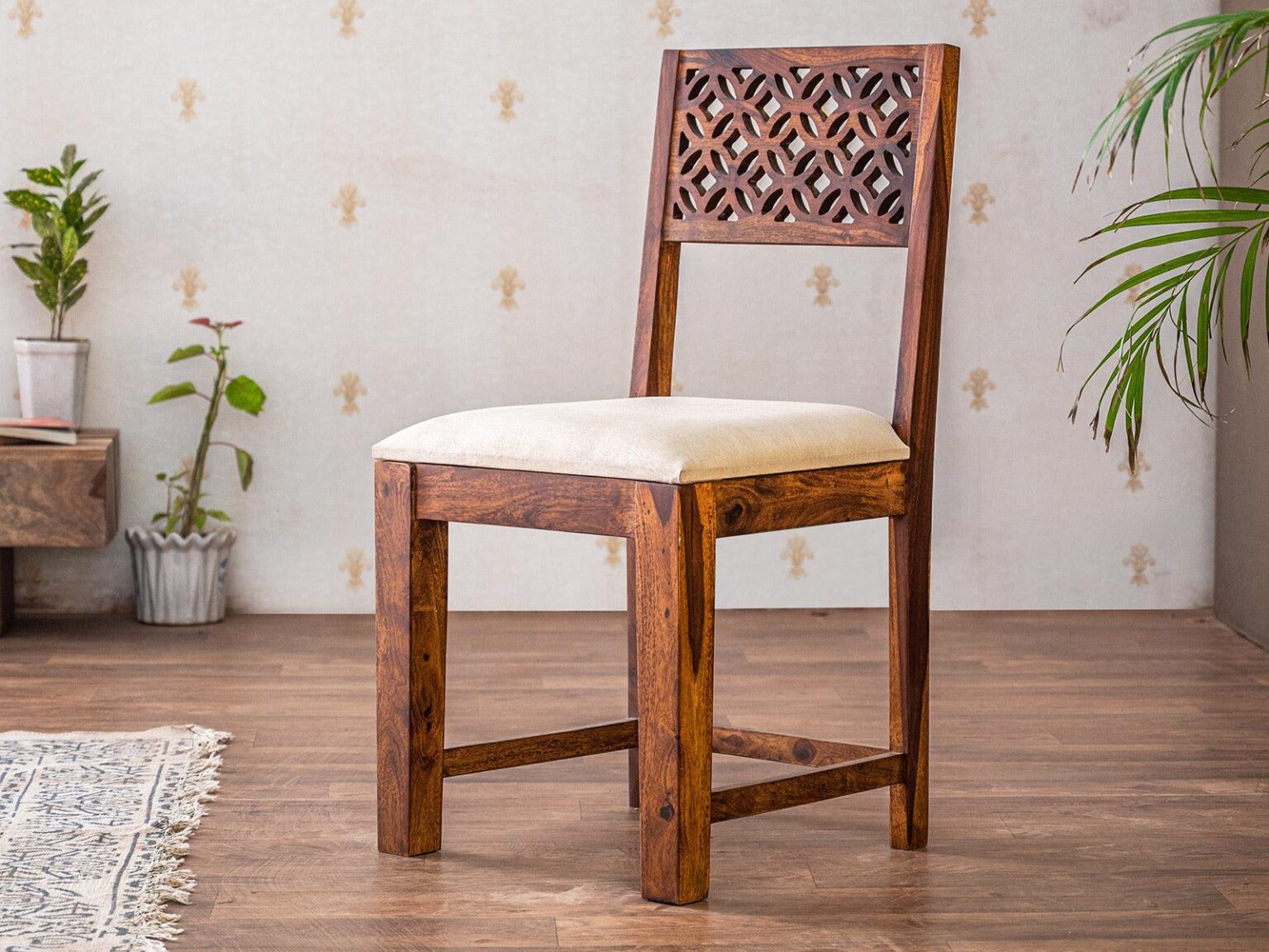 Vismit Stylish Sheesham wood Dining chair #5 - Duraster