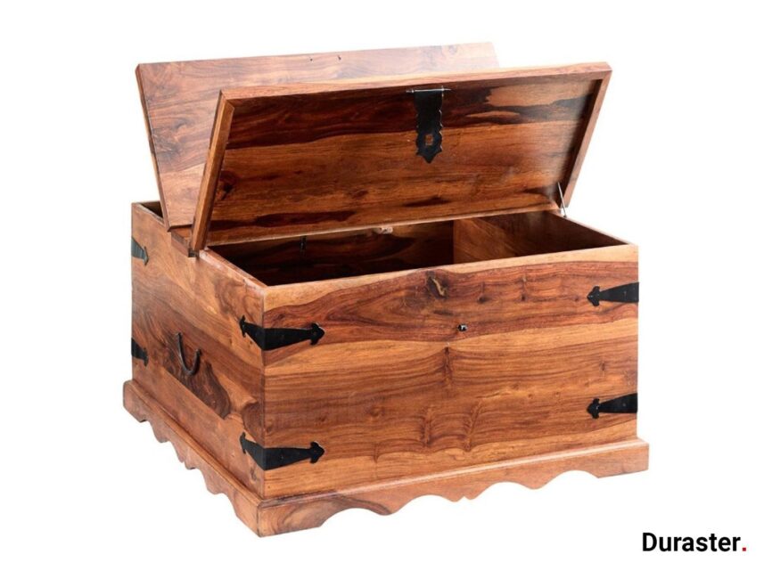 Vismit Solid Sheesham wood Storage Trunk / Coffee Table #13 - Duraster