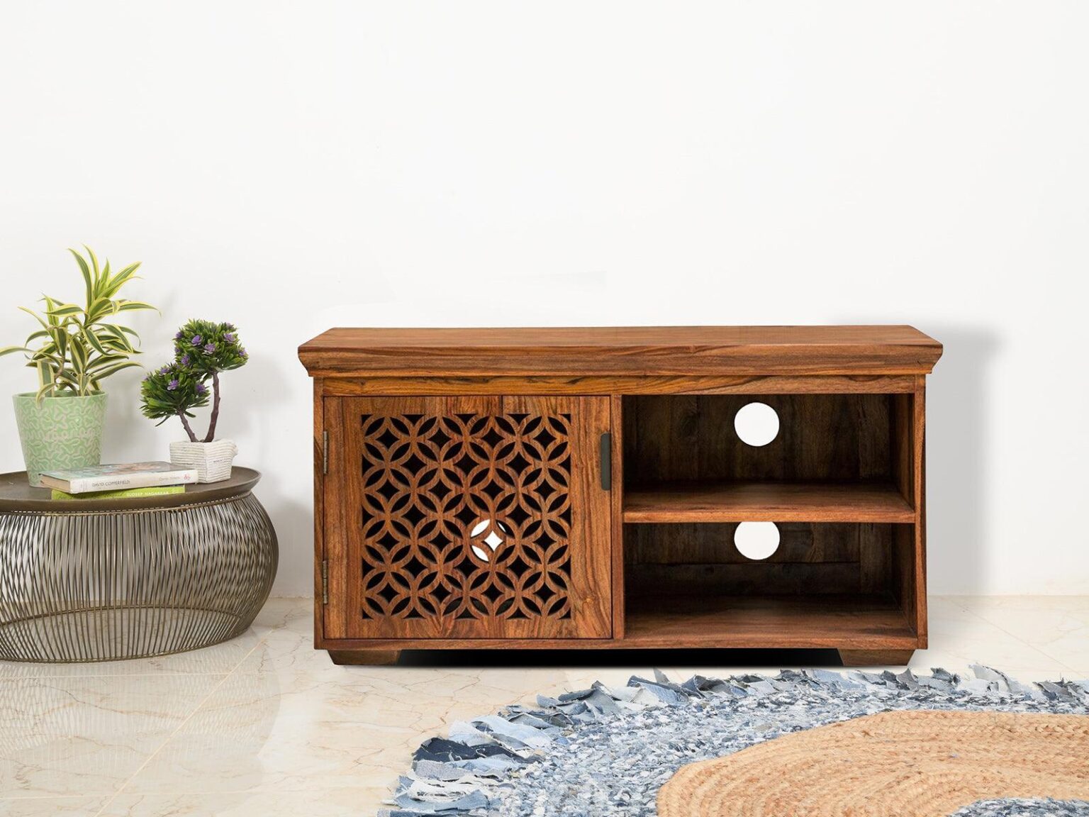Vismit Solid Sheesham wood T.V. Unit #2 - Duraster