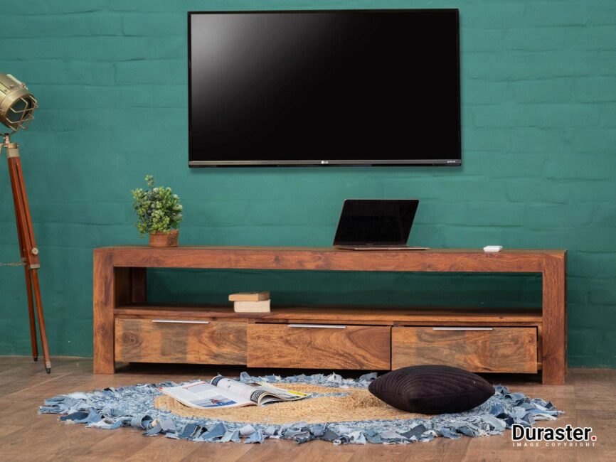 Vismit Solid Sheesham wood T.V. Unit #7 - Duraster