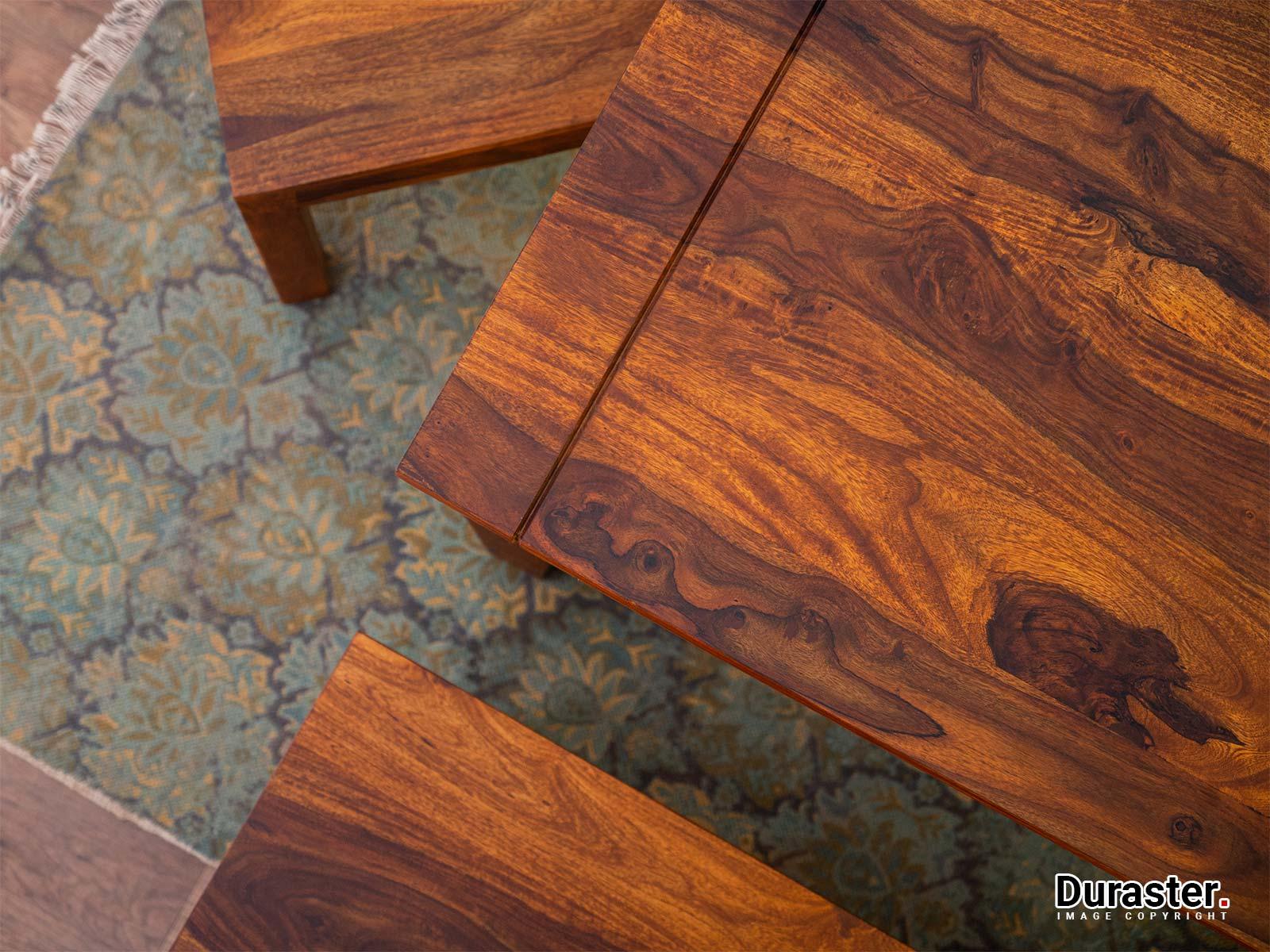 Vismit Solid Sheesham wood Dining Set #6 - Duraster