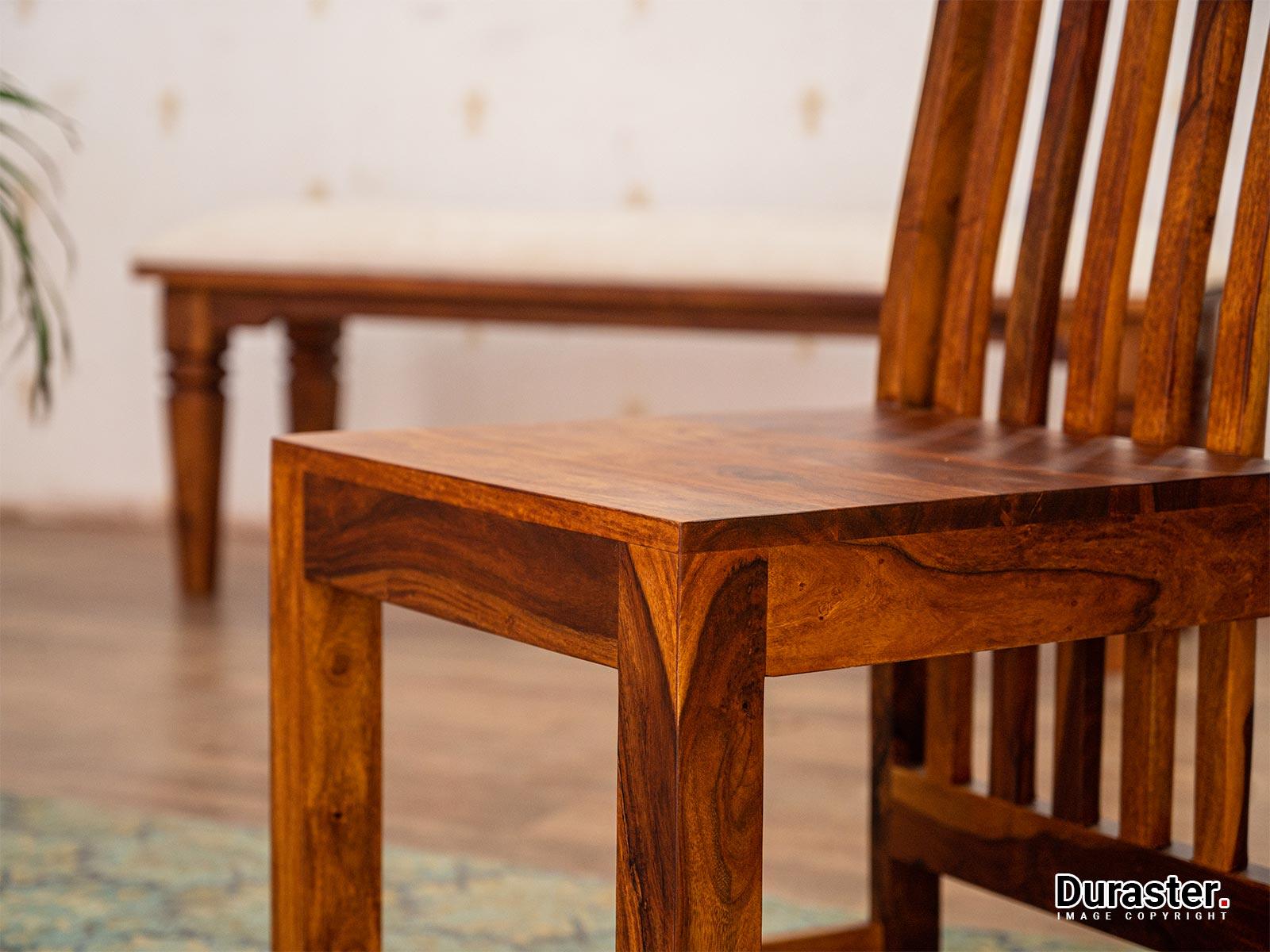 Vismit Solid Sheesham wood Dining Set #6 - Duraster