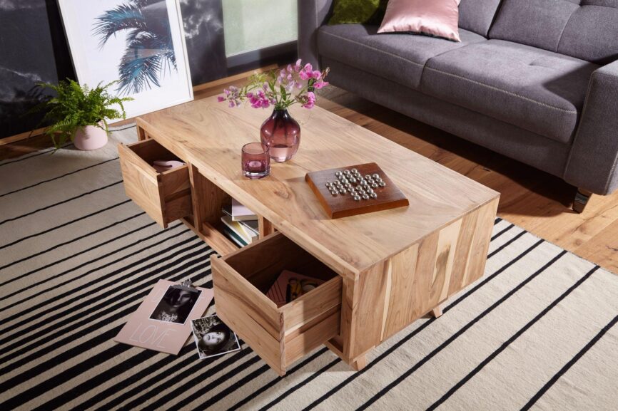 Tico coffee table acacia - Duraster