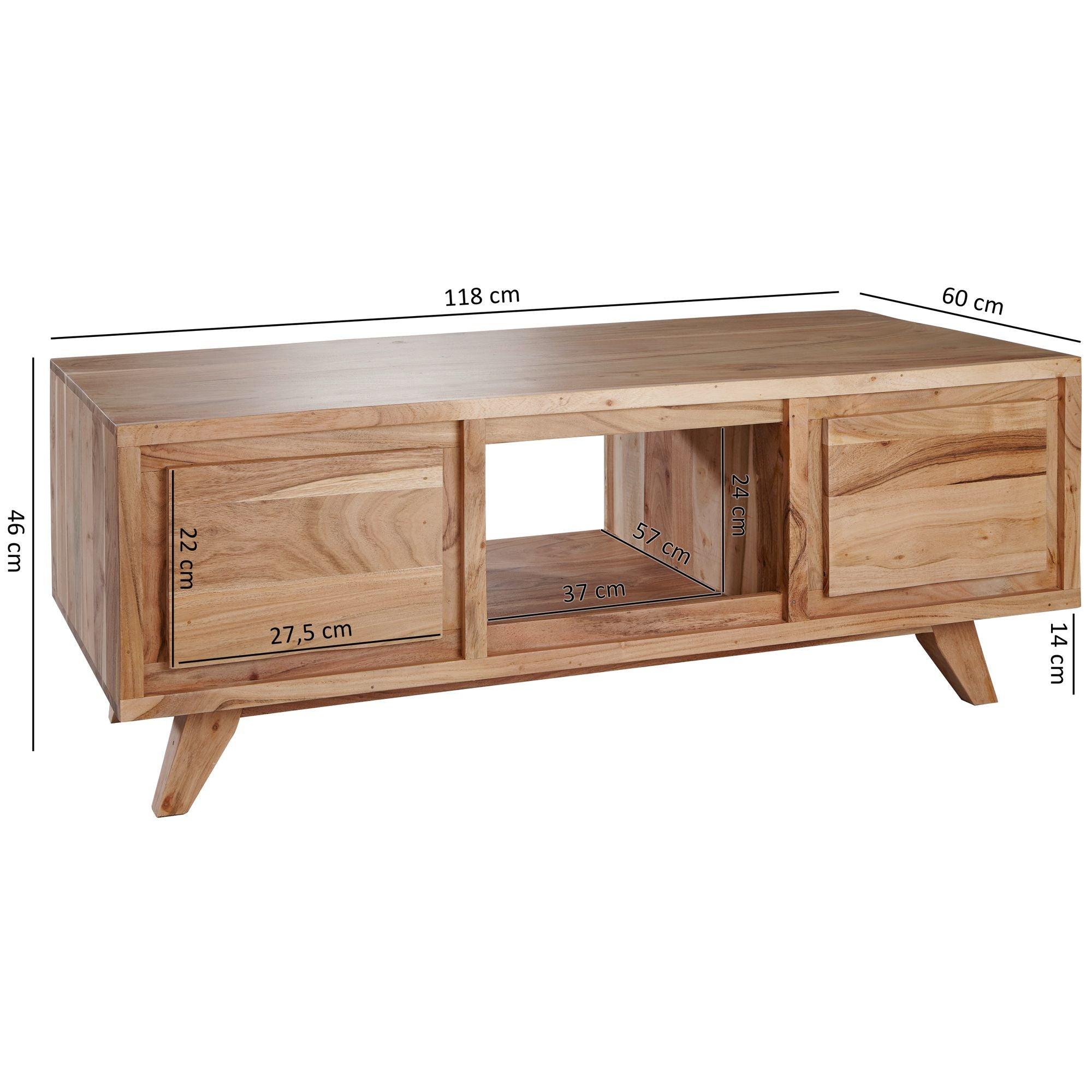 Tico coffee table acacia - Duraster