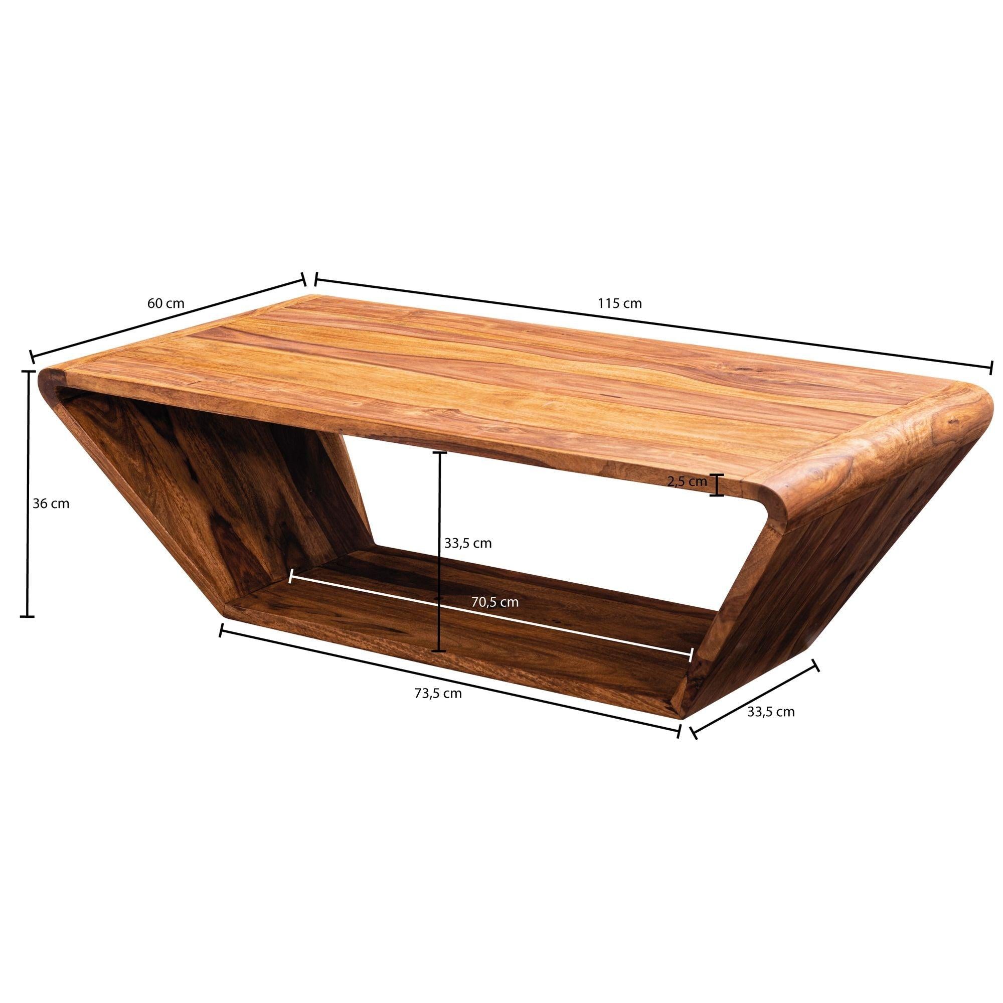 modern sheesham coffee table - Duraster