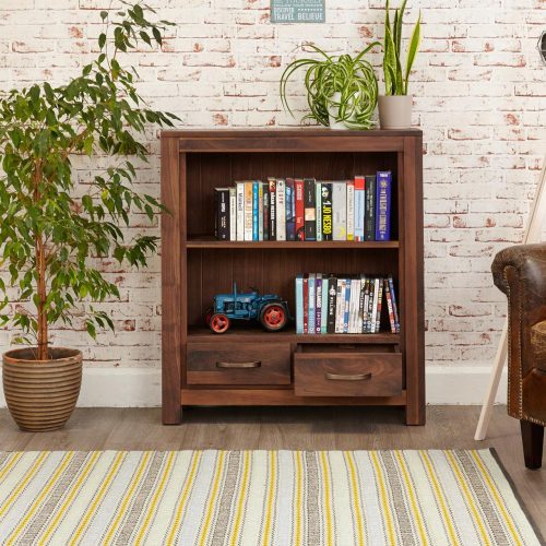 Marwar Sheesham Wood Walnut Bookcase #4 - Duraster