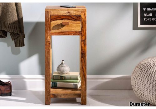Sheesham Wood Bedside Table