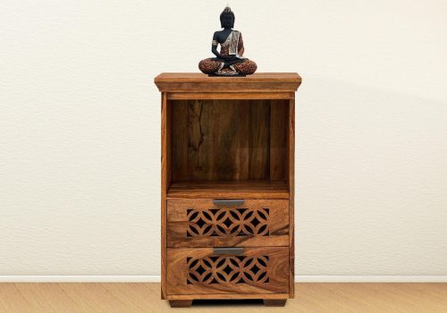 Vismit Solid Wood Sheesham Bedside #1 - Duraster